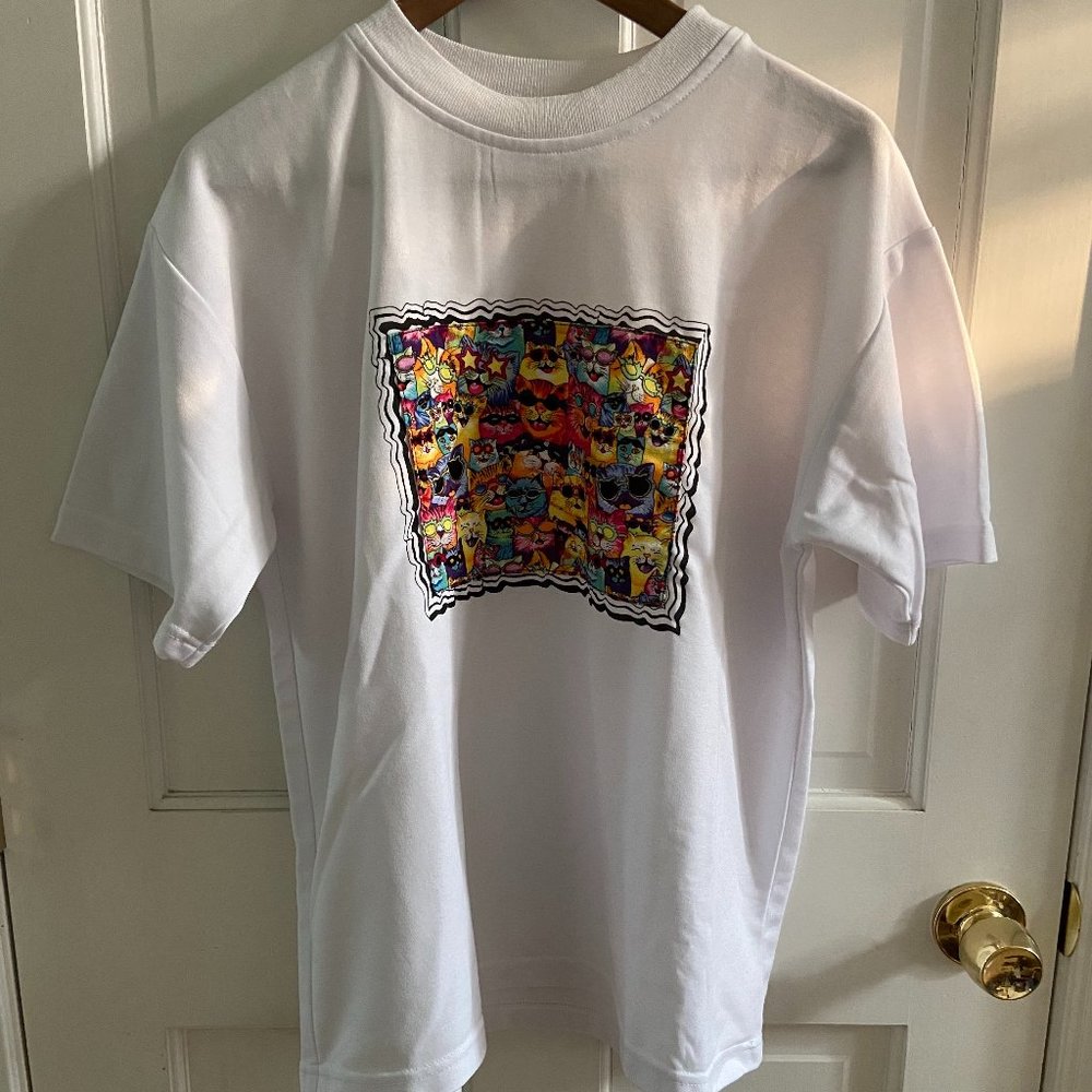 Vintage Los Angeles Rose Cat shirt